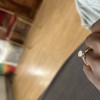 Poirine - Inel cu moissanit cu tăietură pară, halo ascuns și pietre secundare pavé