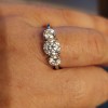 Aventine - Inel cu trei moissanite