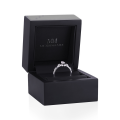 Elegante - Inel cu moissanit cu tăietură marquise și pietre laterale minimaliste de inspirație vintage