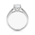 Elara - Inel solitaire cu moissanit cushion | My Moissanite