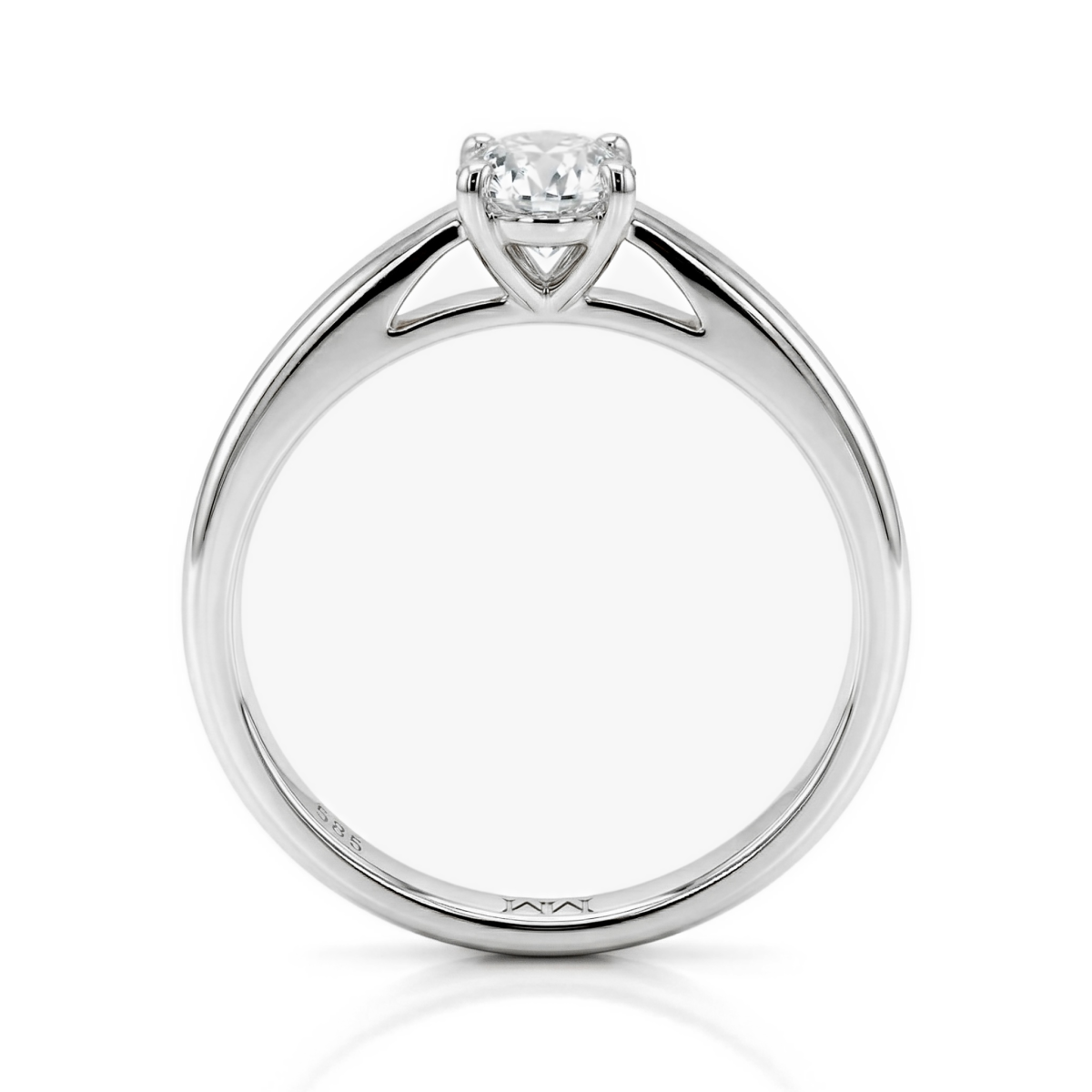 Eloise - Inel solitaire cu moissanit oval