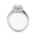 Seraphina - Inel de logodnă cu moissanit și halo | My Moissanite