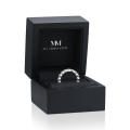 Orbella - Inel eternity cu moissanit în montură bezel