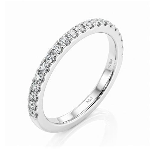 Starlet - Inel eternity cu moissanit